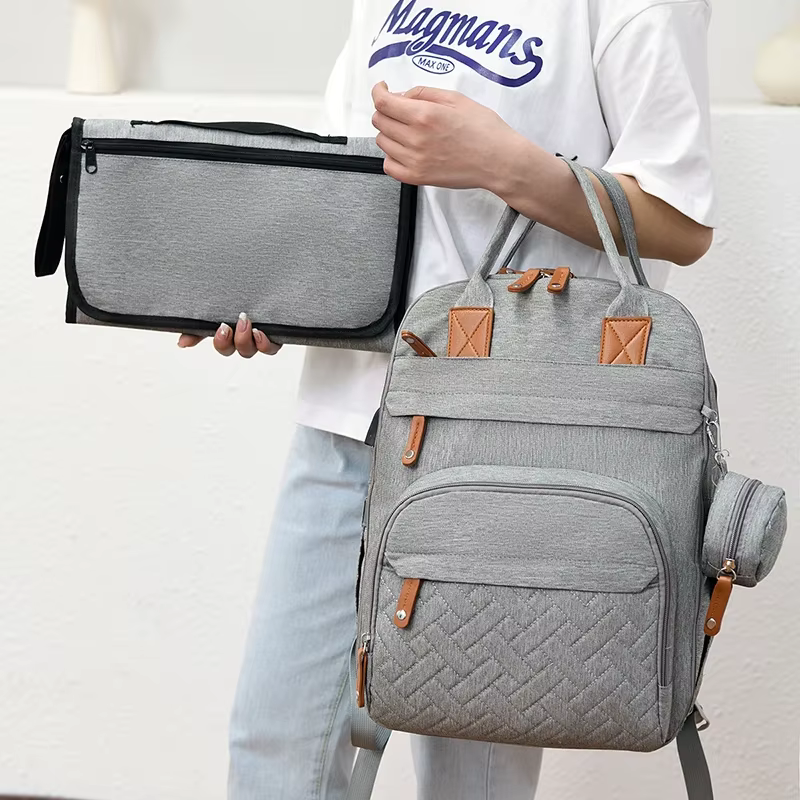 Nappy Backpack – Spacious, Includes Change Mat & USB Port, Fits 15.6” Laptop