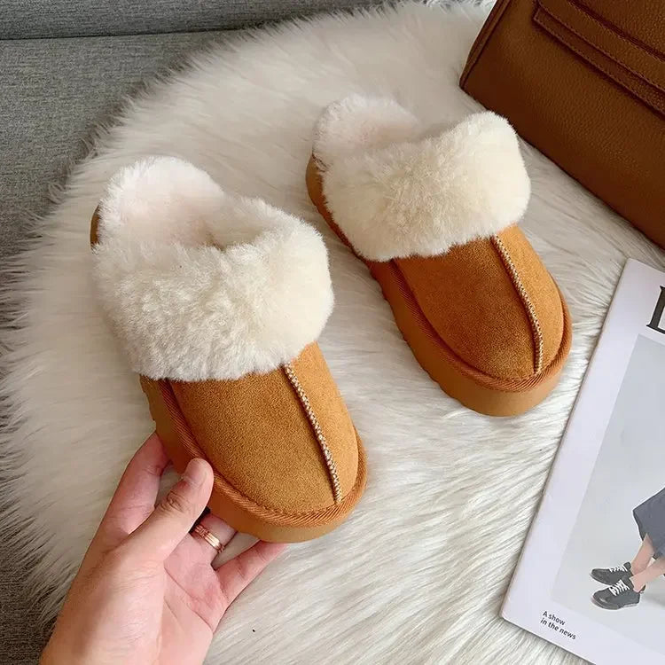 Walkcover Women’s Winter Slippers – Plush Warmth & Anti-Slip Sole