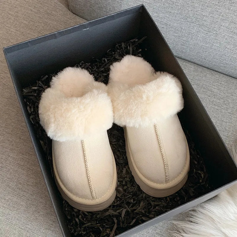 Walkcover Women’s Winter Slippers – Plush Warmth & Anti-Slip Sole