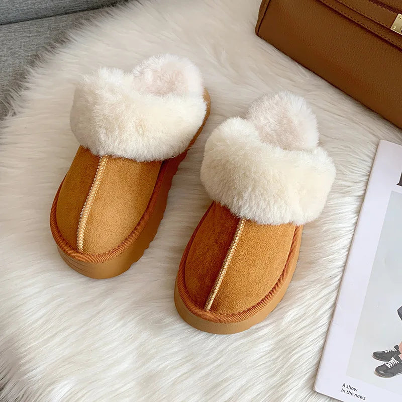 Walkcover Women’s Winter Slippers – Plush Warmth & Anti-Slip Sole