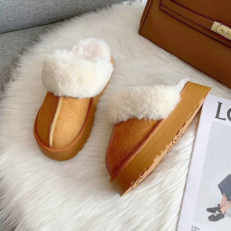 Walkcover Women’s Winter Slippers – Plush Warmth & Anti-Slip Sole