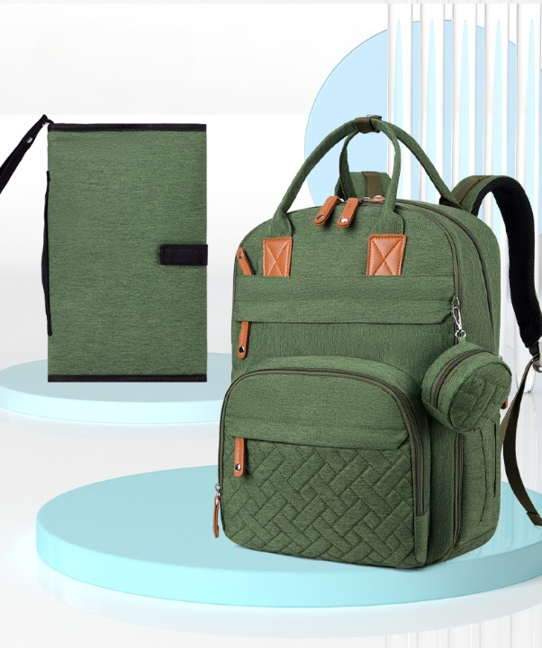 Nappy Backpack – Spacious, Includes Change Mat & USB Port, Fits 15.6” Laptop