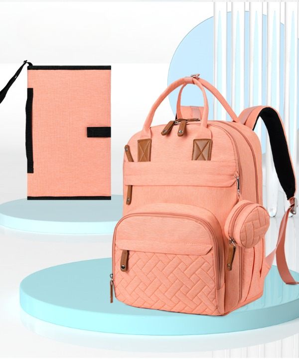 Nappy Backpack – Spacious, Includes Change Mat & USB Port, Fits 15.6” Laptop