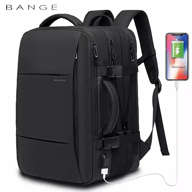 Expandable Business & Travel Backpack – Waterproof, Laptop, Modern Lifestyle