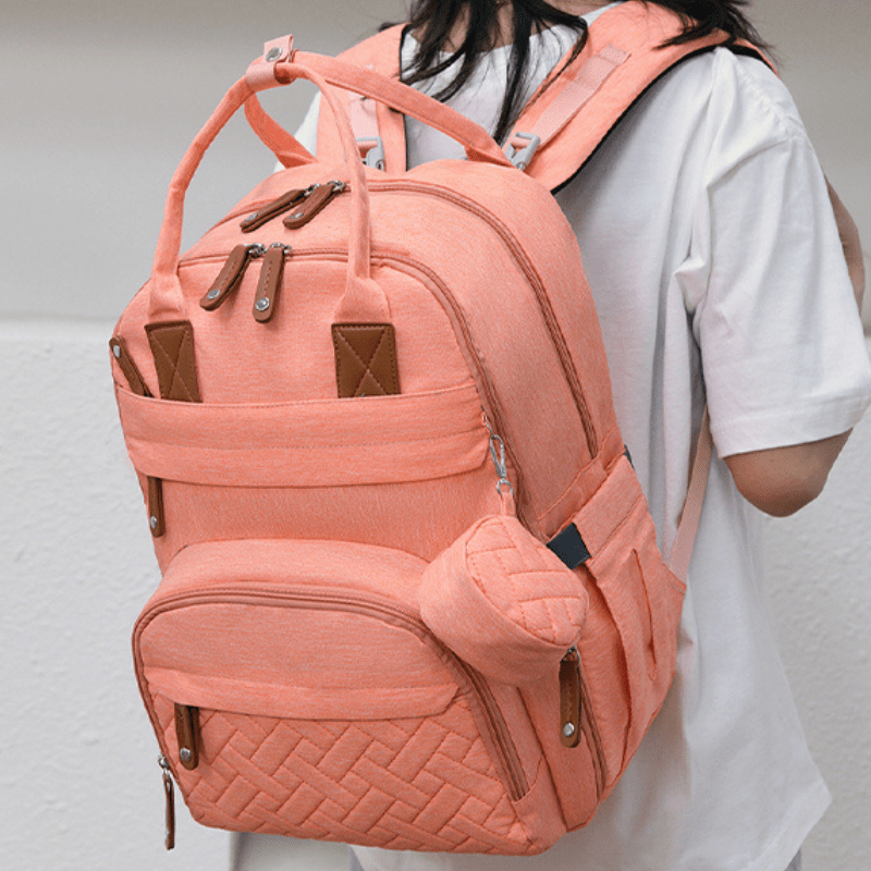 🍼 Nappy Backpack – Waterproof Baby Travel Bag with USB Port &amp; Changing Mat - Walk&Cover ™